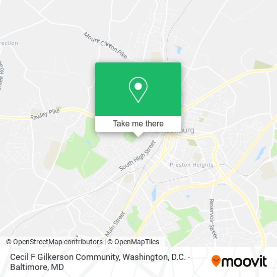 Mapa de Cecil F Gilkerson Community