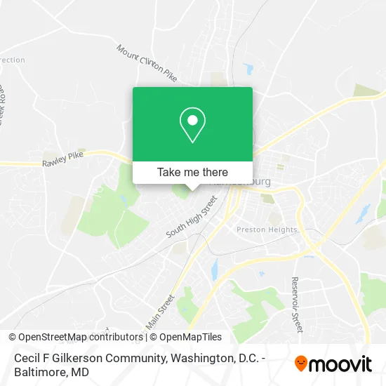 Cecil F Gilkerson Community map