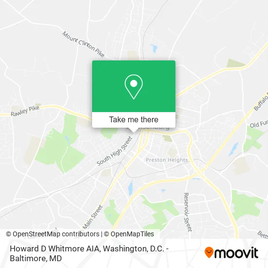 Howard D Whitmore AIA map