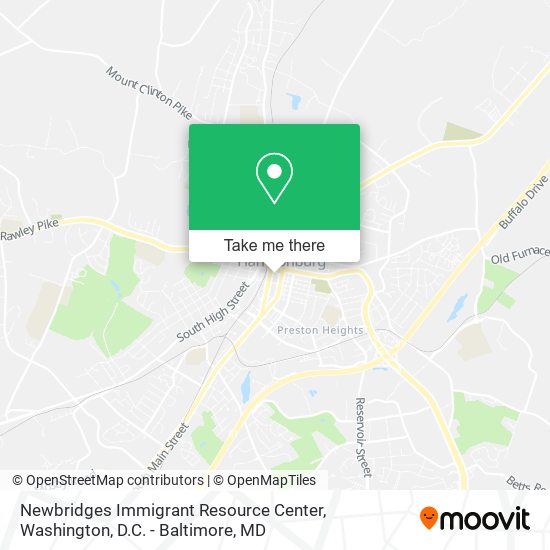 Mapa de Newbridges Immigrant Resource Center