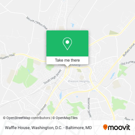 Waffle House map