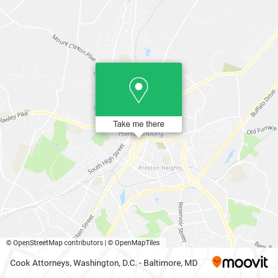 Cook Attorneys map