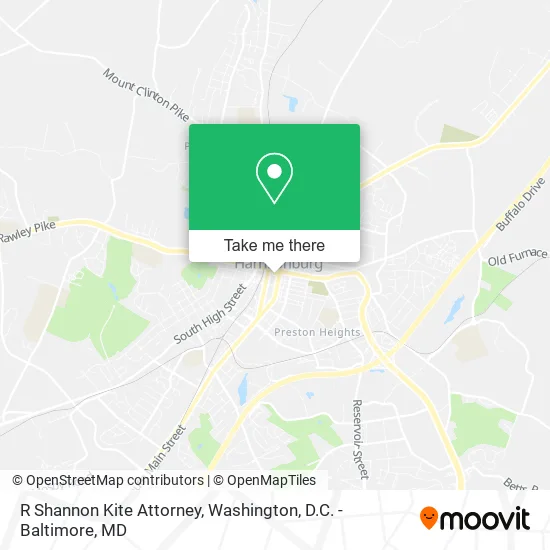 R Shannon Kite Attorney map
