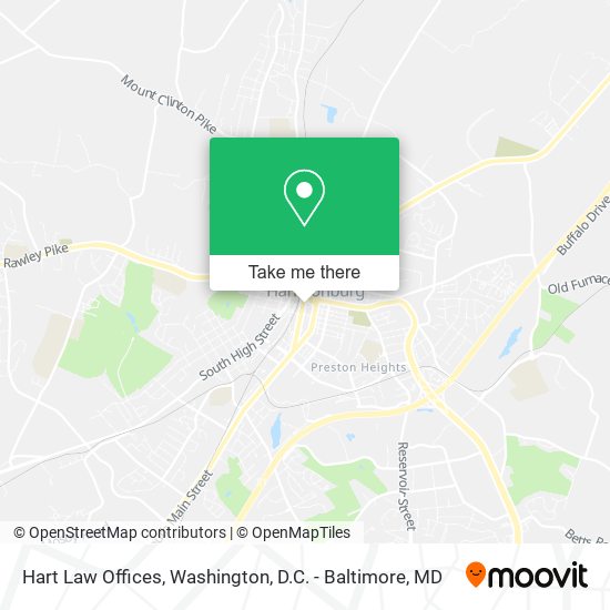 Mapa de Hart Law Offices