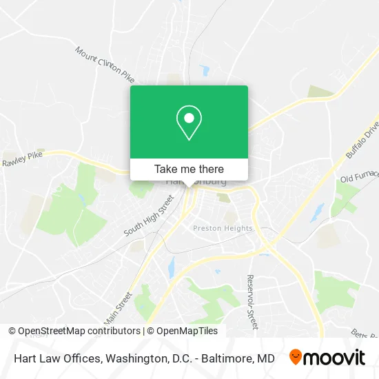 Hart Law Offices map