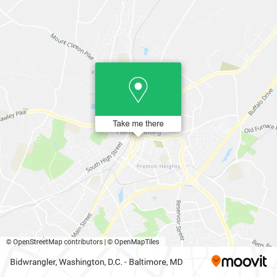 Bidwrangler map
