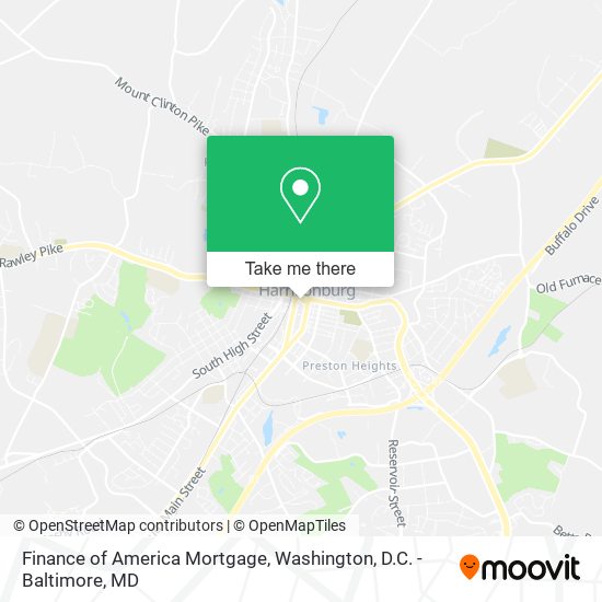 Finance of America Mortgage map