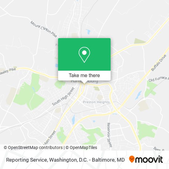 Reporting Service map