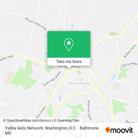 Valley Aids Network map