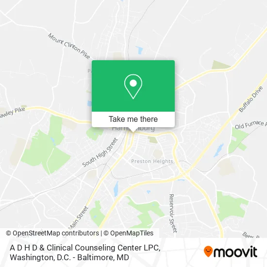 A D H D & Clinical Counseling Center LPC map