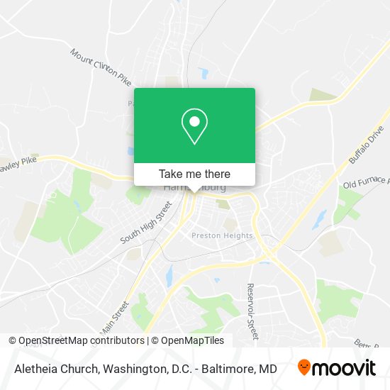 Aletheia Church map