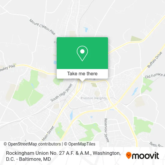 Rockingham Union No. 27 A.F. & A.M. map