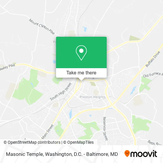 Mapa de Masonic Temple