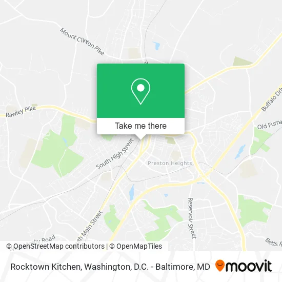 Rocktown Kitchen map