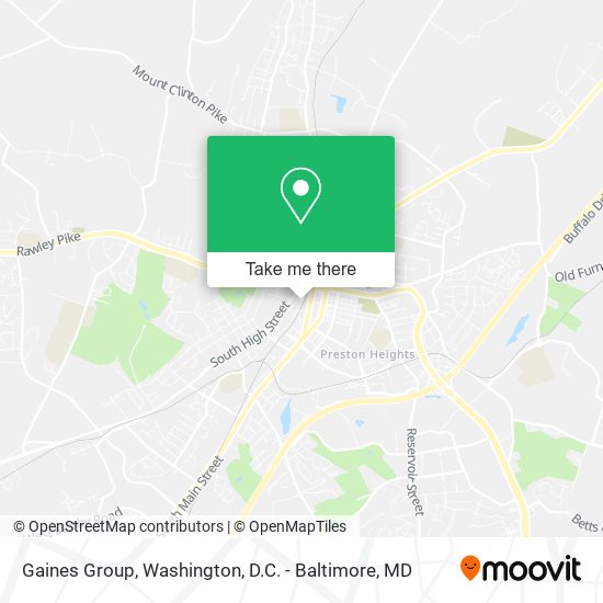 Mapa de Gaines Group