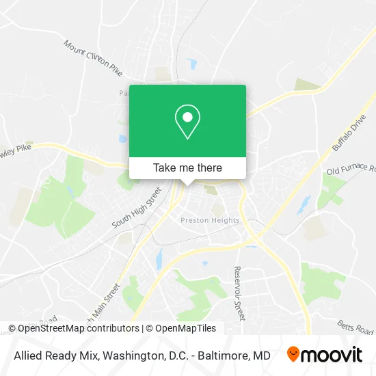 Allied Ready Mix map