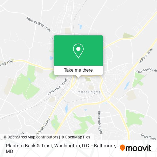 Planters Bank & Trust map