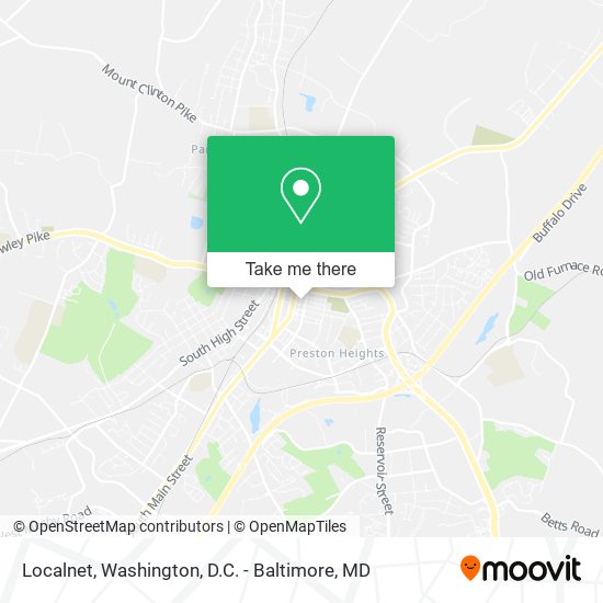 Localnet map