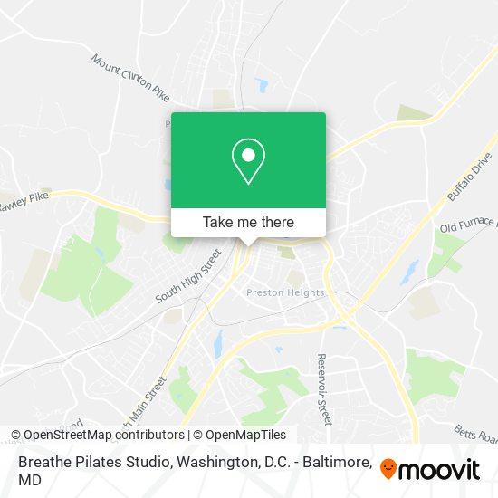 Breathe Pilates Studio map