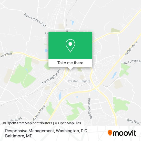 Responsive Management map