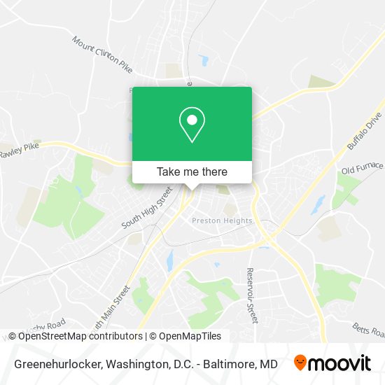 Greenehurlocker map