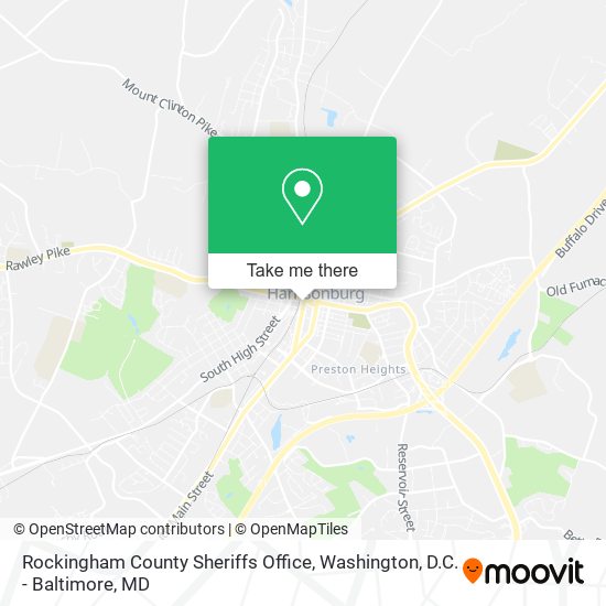 Mapa de Rockingham County Sheriffs Office