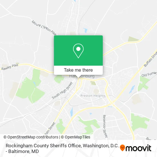 Rockingham County Sheriffs Office map