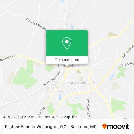 Ragtime Fabrics map