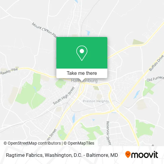 Ragtime Fabrics map