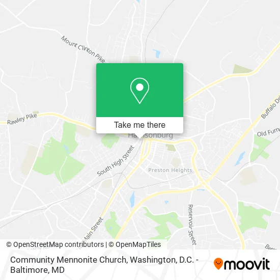 Community Mennonite Church map