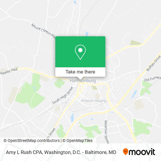 Amy L Rush CPA map