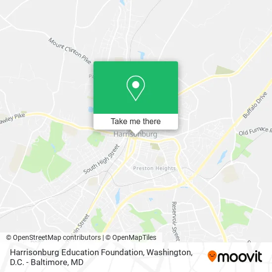 Harrisonburg Education Foundation map