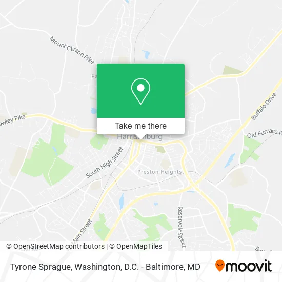 Tyrone Sprague map