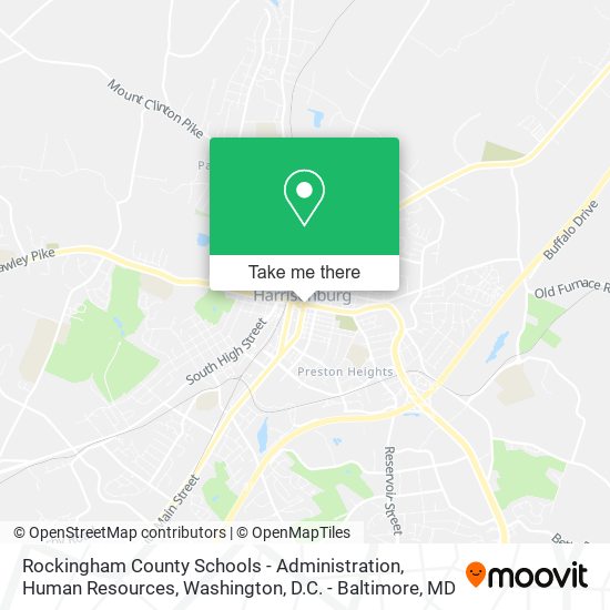Rockingham County Schools - Administration, Human Resources map