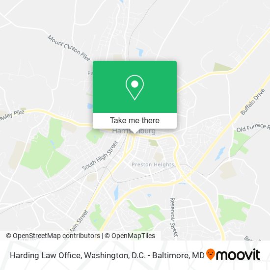 Mapa de Harding Law Office