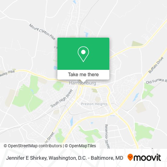 Jennifer E Shirkey map
