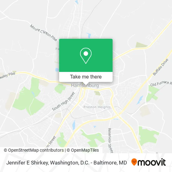 Jennifer E Shirkey map