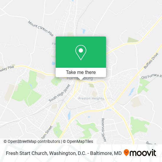 Fresh Start Church map