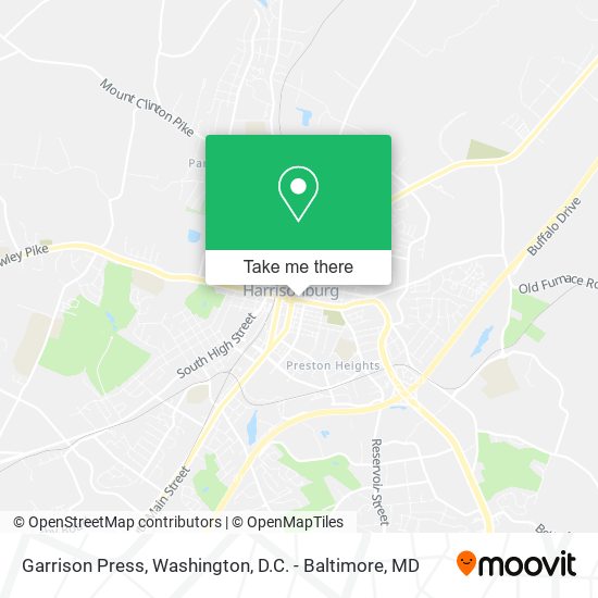 Garrison Press map