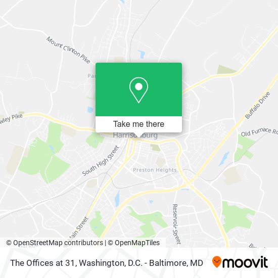 The Offices at 31 map