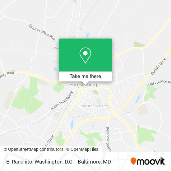 El Ranchito map