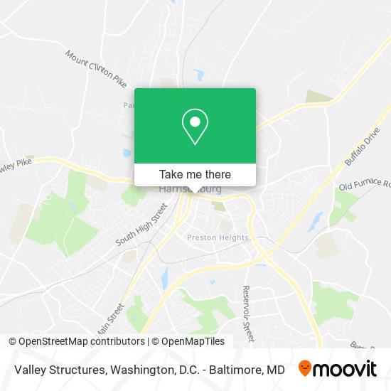 Valley Structures map