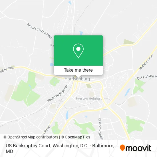 US Bankruptcy Court map