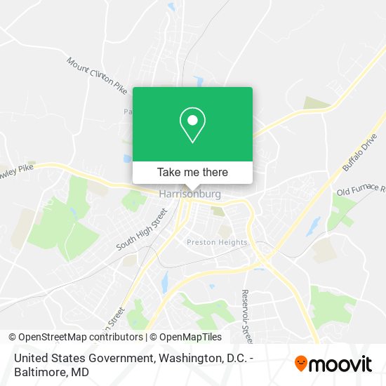 Mapa de United States Government