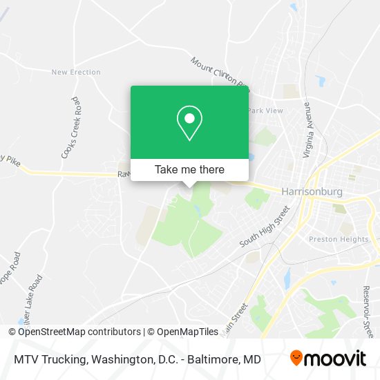 Mapa de MTV Trucking