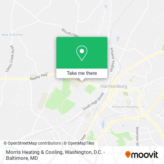 Morris Heating & Cooling map
