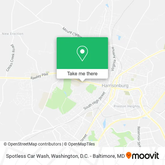 Spotless Car Wash map