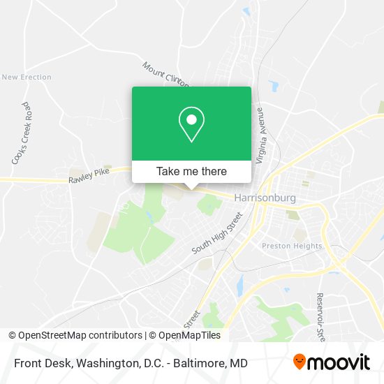 Mapa de Front Desk