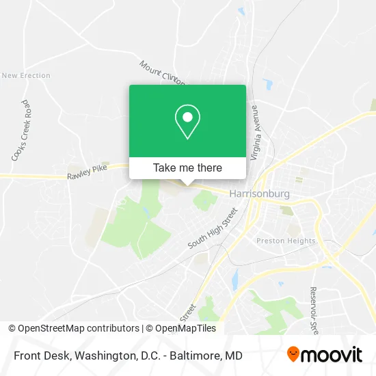 Front Desk map
