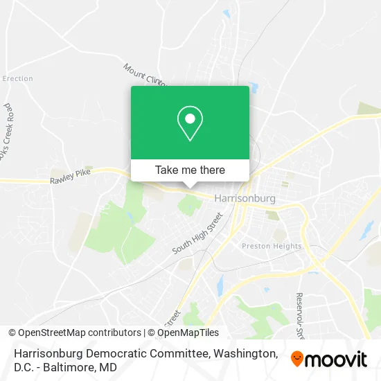 Harrisonburg Democratic Committee map